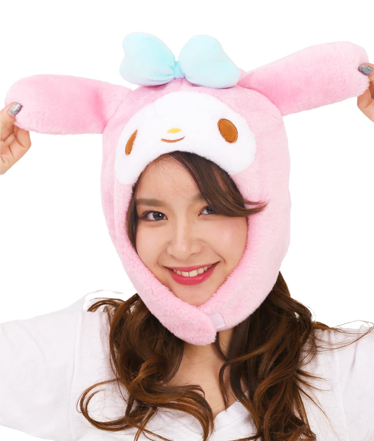 Sazac Cap Kigurumi My Melody Tare Mimi- Japan Figure Store - #1 Bring To You The Best Japanese Goods