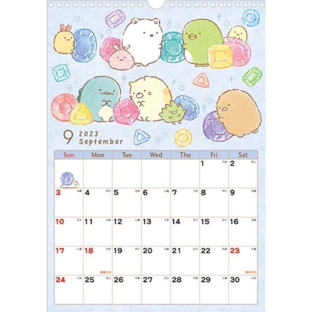 San-X 2023 Sumikkogurashi Calendar Wall Hanging B4 CD36901- Japan Figure Store - #1 Bring To You The Best Japanese Goods