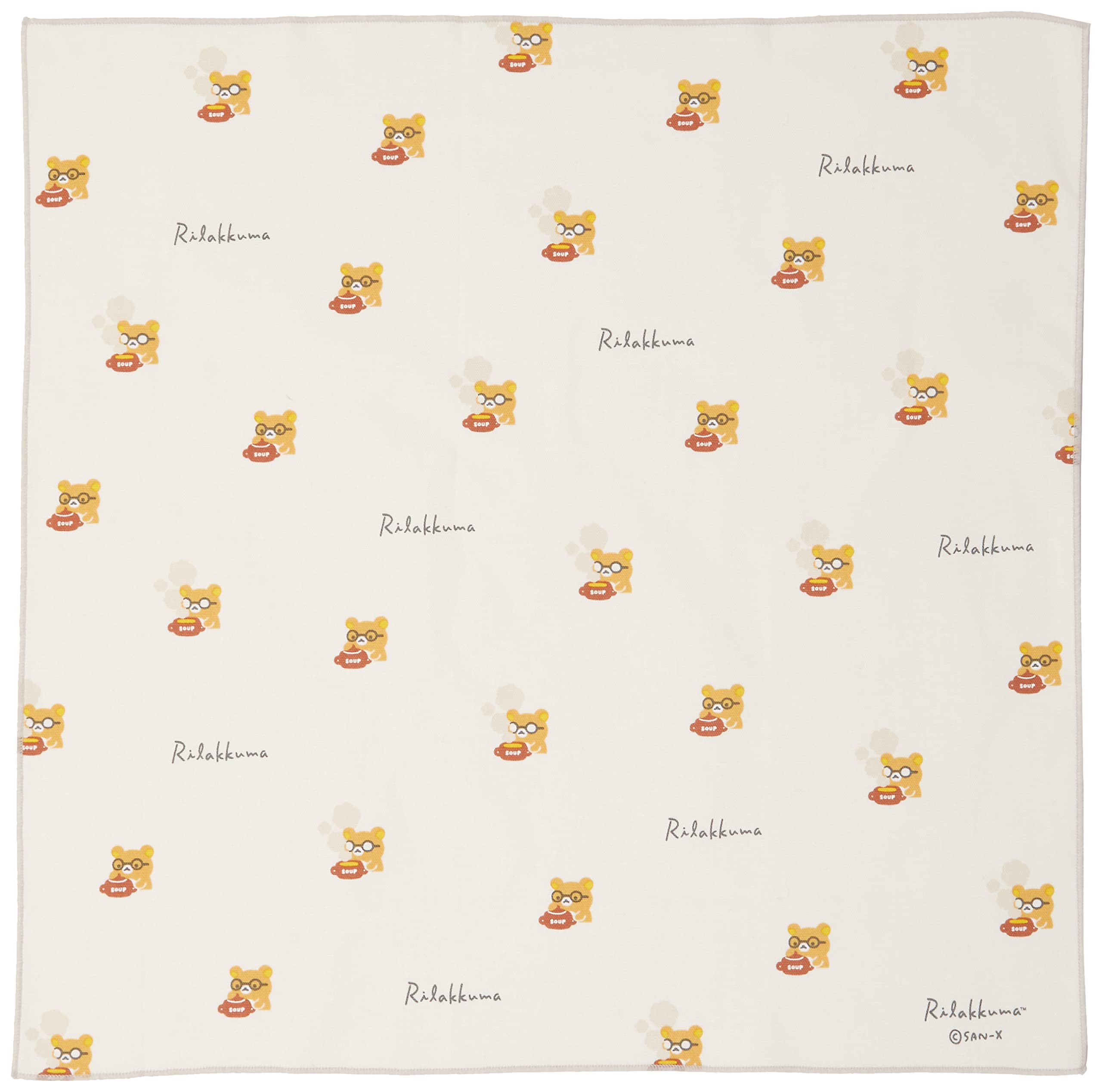 San-X Rilakkuma Light Brown Lunch Napkin Eco-friendly CH43601- Japan Figure Store - #1 Bring To You The Best Japanese Goods