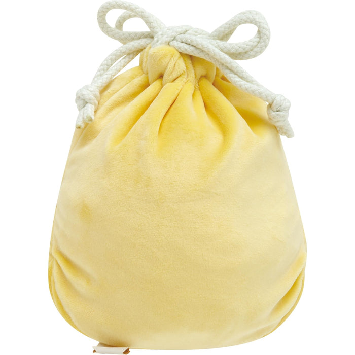 San-X Rilakkuma Kiiroitori Drawstring Purse Pom Poko Kyomgurumi Style CA44902- Japan Figure Store - #1 Bring To You The Best Japanese Goods