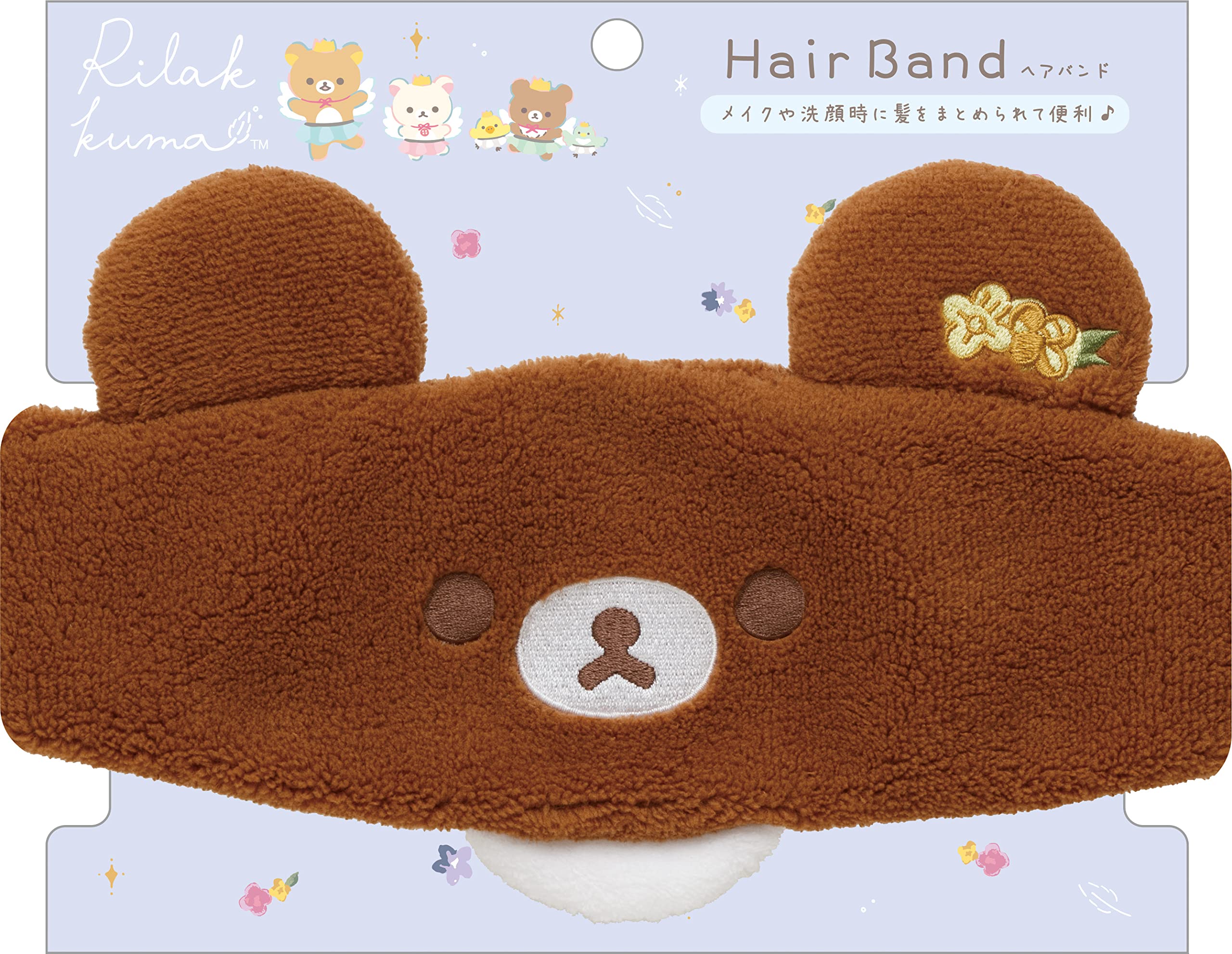 San-X Rilakkuma Swan and Golden Flower Hair Band - Model CM40101- Japan Figure Store - #1 Bring To You The Best Japanese Goods