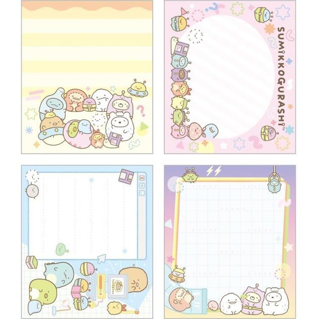 San-X Sumikko Gurashi Japanese Patter Memo Mh15602- Japan Figure Store - #1 Bring To You The Best Japanese Goods