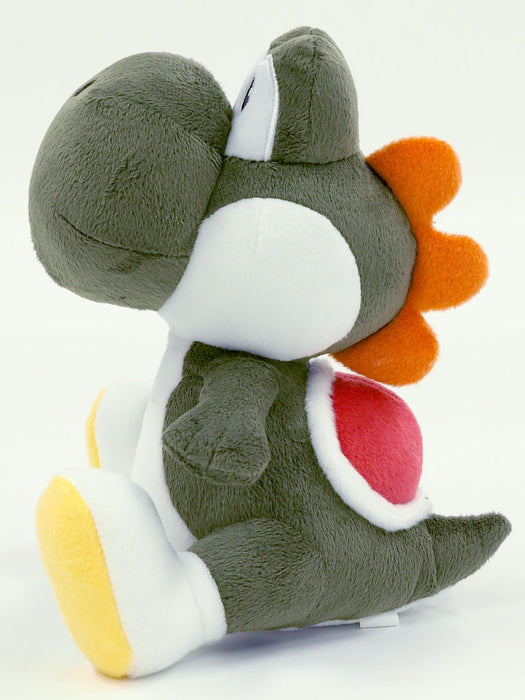SAN-EI Super Mario All Star Collection Plush Doll Black Yoshi S- Japan Figure Store - #1 Bring To You The Best Japanese Goods