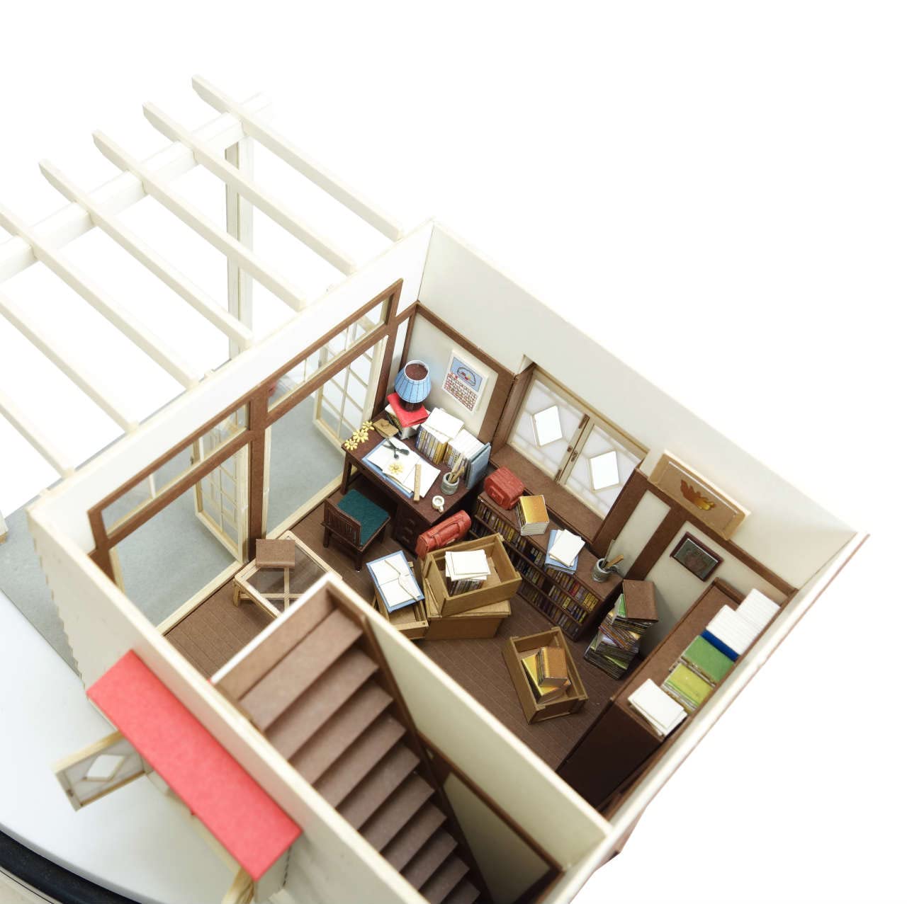 Sankei Studio Ghibli Series 1/35 My Neighbor Totoro Dad&S Study Paper Craft Mk07-45- Japan Figure Store - #1 Bring To You The Best Japanese Goods