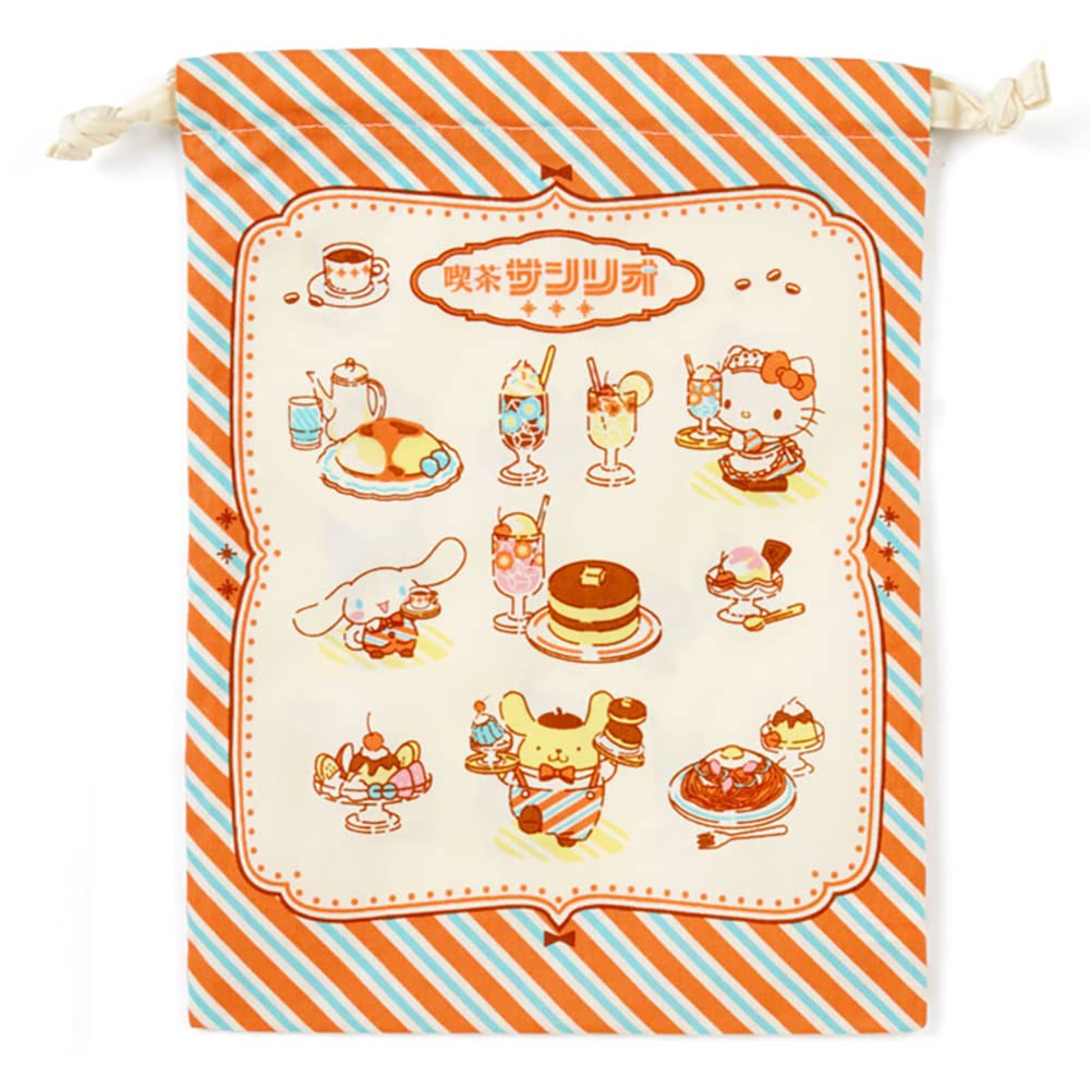 SANRIO Drawstring Bag Set Of 2 Cafe SANRIO No. 2- Japan Figure Store - #1 Bring To You The Best Japanese Goods