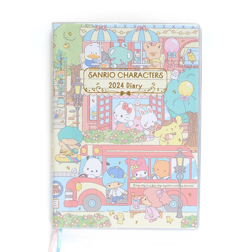 Sanrio 2024 704318 B6 Diary Horizontal Ruled Japan Characters- Japan Figure Store - #1 Bring To You The Best Japanese Goods