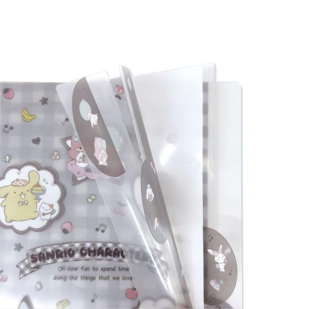 M-Plan A4 Sanrio Characters Index File Japan - Pocket File Mix- Japan Figure Store - #1 Bring To You The Best Japanese Goods