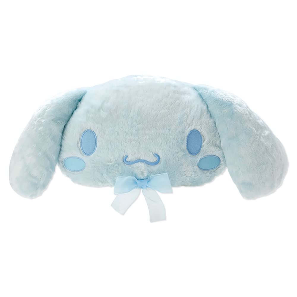 Sanrio 412945 Cinnamoroll Face Cushion Sky Blue Candy Design Kawaii Face Cushion- Japan Figure Store - #1 Bring To You The Best Japanese Goods