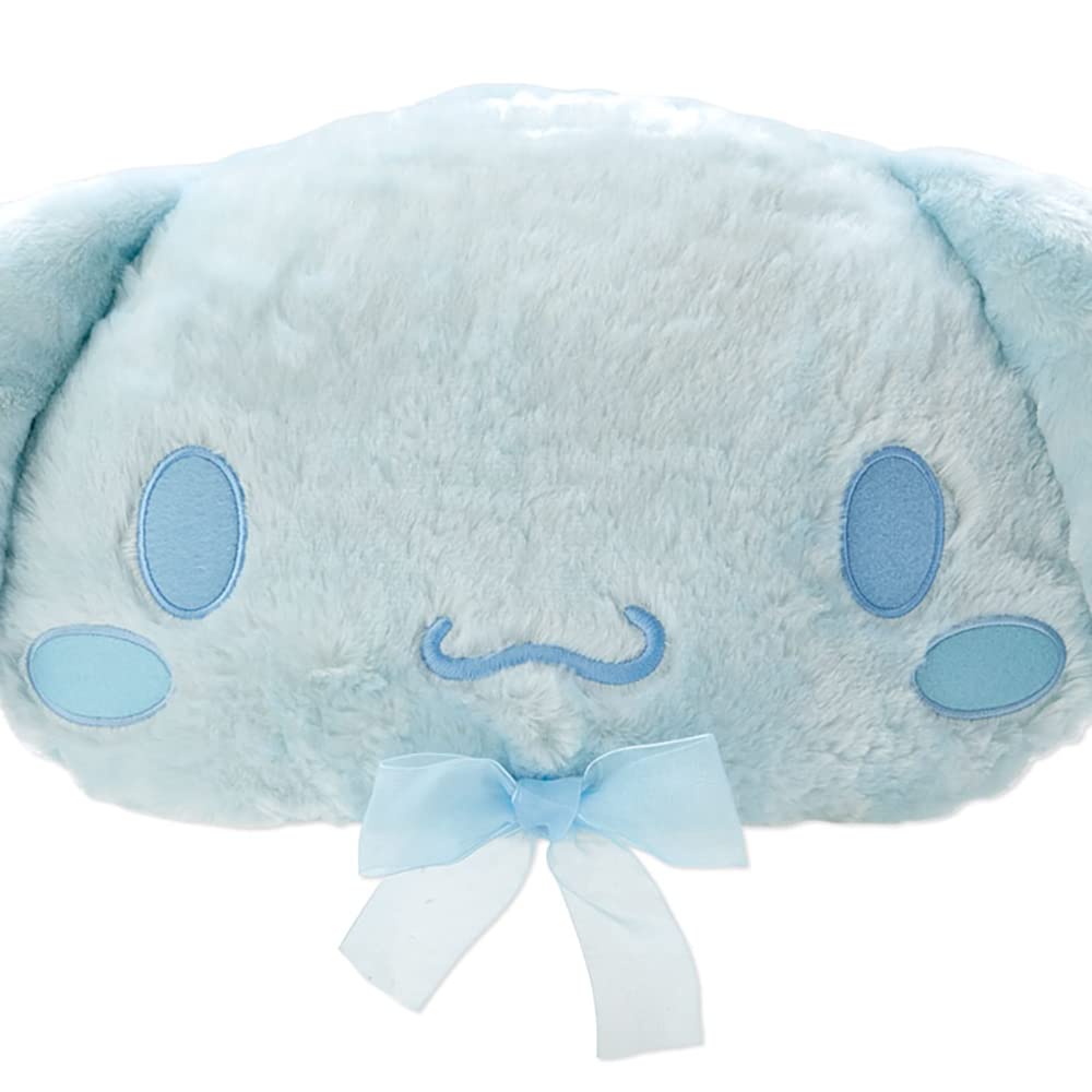 Sanrio 412945 Cinnamoroll Face Cushion Sky Blue Candy Design Kawaii Face Cushion- Japan Figure Store - #1 Bring To You The Best Japanese Goods