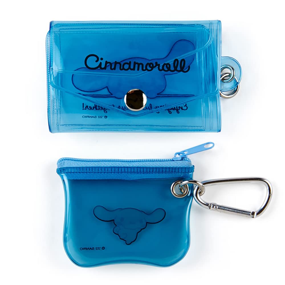 Sanrio 340669 Cinnamoroll Mini Wallet Charm Simple Design Blue Mini Wallet- Japan Figure Store - #1 Bring To You The Best Japanese Goods
