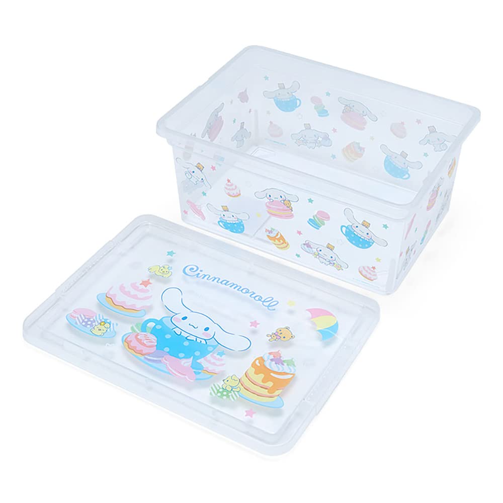 SANRIO Storage Case With Lid Cinnamoroll- Japan Figure Store - #1 Bring To You The Best Japanese Goods