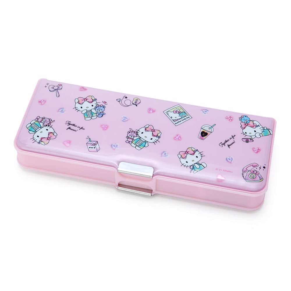 SANRIO Double-Sided Open Pencil Case Hello Kitty- Japan Figure Store - #1 Bring To You The Best Japanese Goods