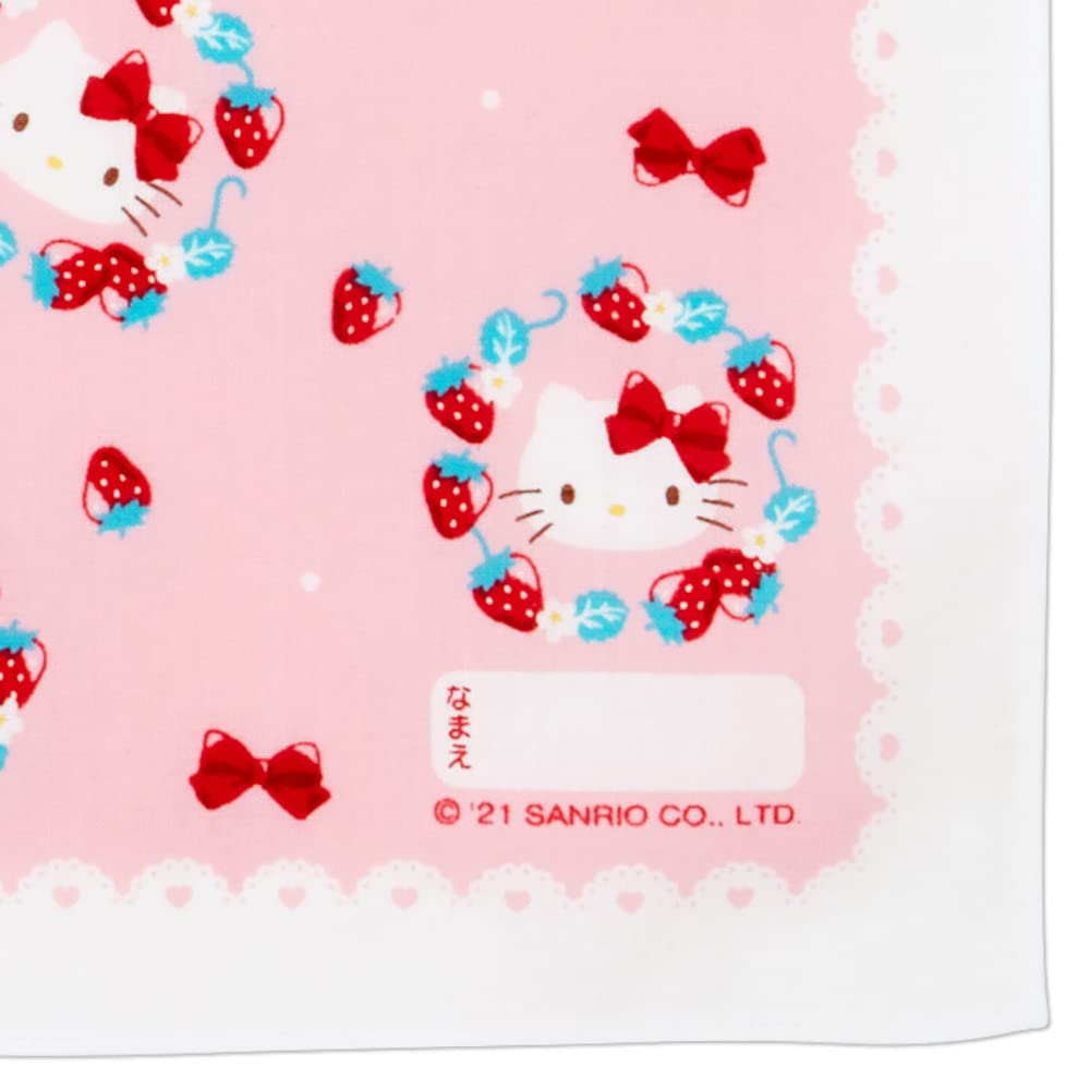 Sanrio Hello Kitty Strawberry Handkerchief 381306- Japan Figure Store - #1 Bring To You The Best Japanese Goods
