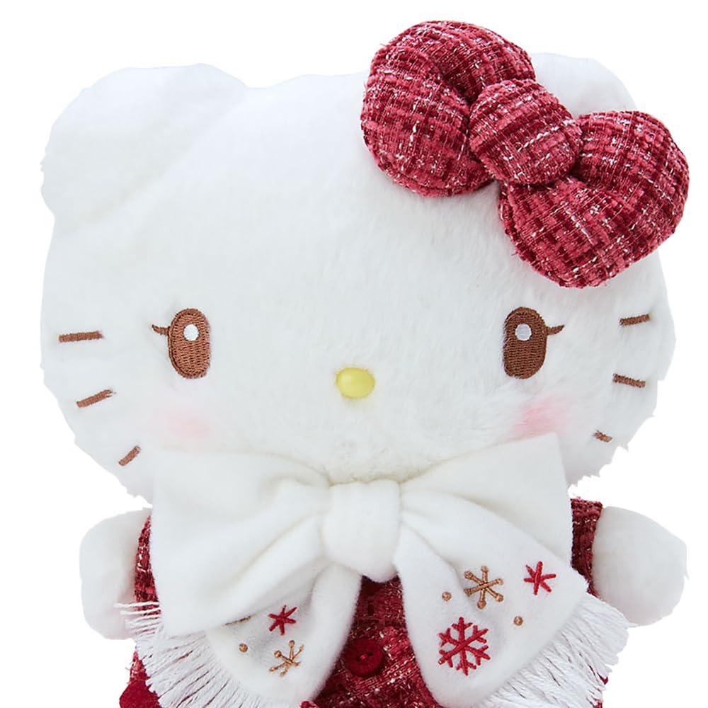 Sanrio Hello Kitty Plush Toy Winter Dress 474061- Japan Figure Store - #1 Bring To You The Best Japanese Goods