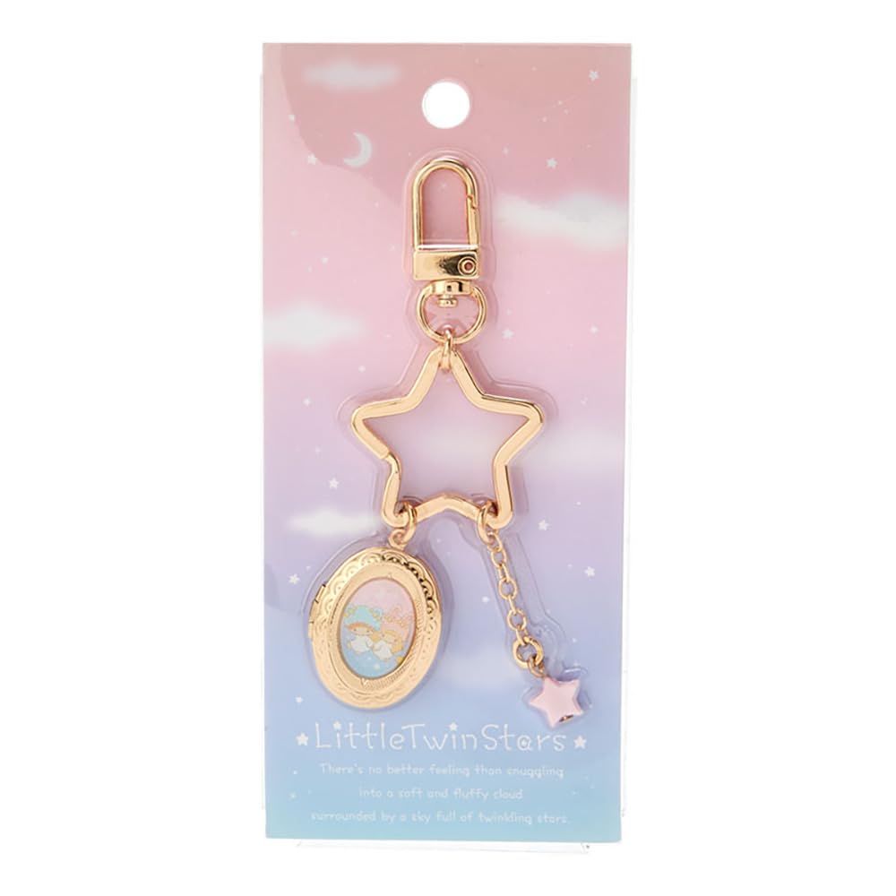 Sanrio Little Twin Stars Kikirara Fluffy Fancy Keychain 10x3.5x0.5cm #231339- Japan Figure Store - #1 Bring To You The Best Japanese Goods