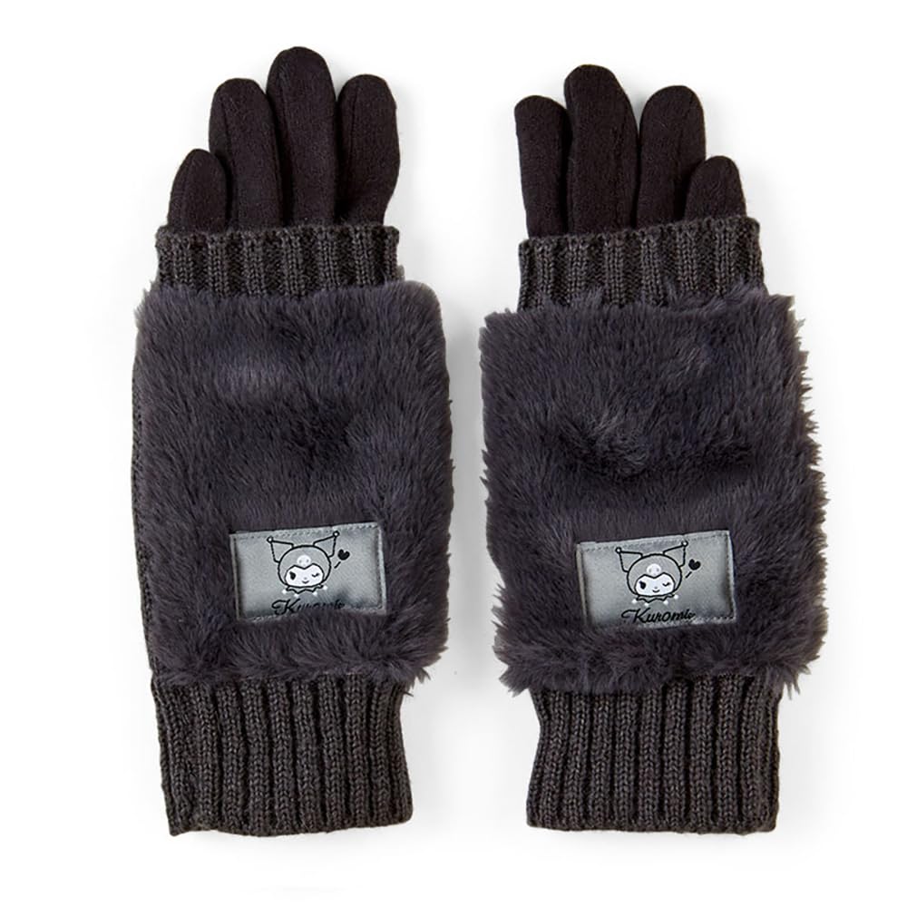 Sanrio Kuromi 3Way Gloves 569607- Japan Figure Store - #1 Bring To You The Best Japanese Goods