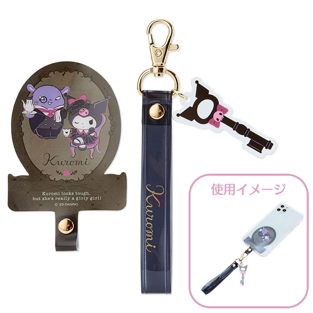 Sanrio Kuromi Baku Font Tab Strap Delusion Lady 070700 Japan- Japan Figure Store - #1 Bring To You The Best Japanese Goods