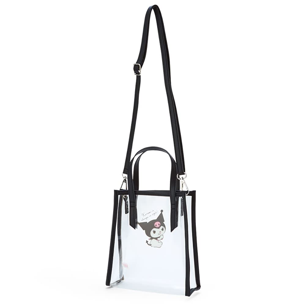 Sanrio Kuromi Clear Handbag With Shoulder Strap - Japan 763683- Japan Figure Store - #1 Bring To You The Best Japanese Goods