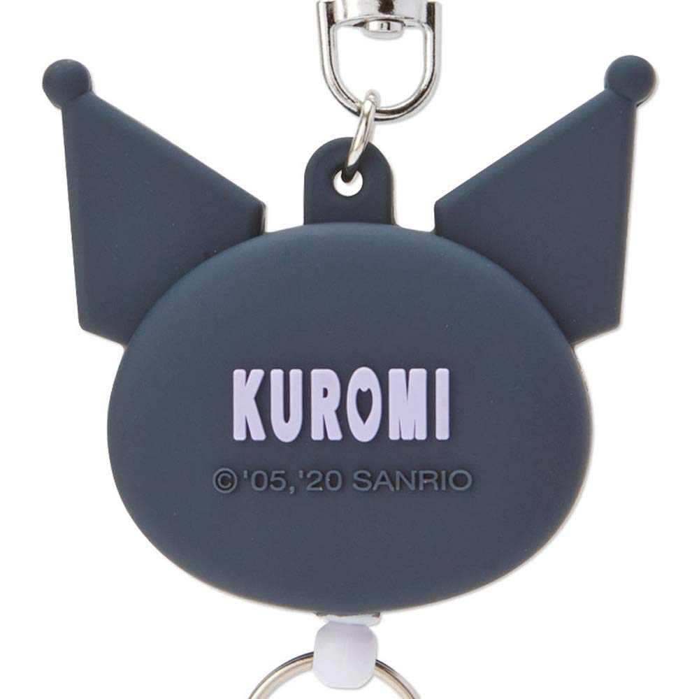 SANRIO Face Shaped Reel Keychain Kuromi- Japan Figure Store - #1 Bring To You The Best Japanese Goods