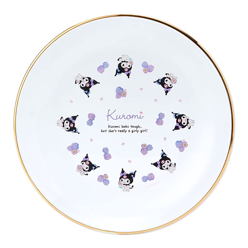 Sanrio Kuromi Glass Plate Made In Japan 080420- Japan Figure Store - #1 Bring To You The Best Japanese Goods