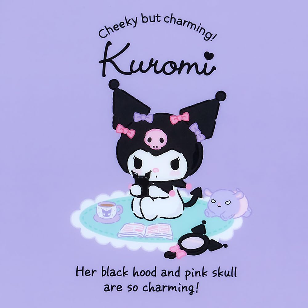 Sanrio Kuromi 6 Pocket Clear File 549789 - Japan- Japan Figure Store - #1 Bring To You The Best Japanese Goods