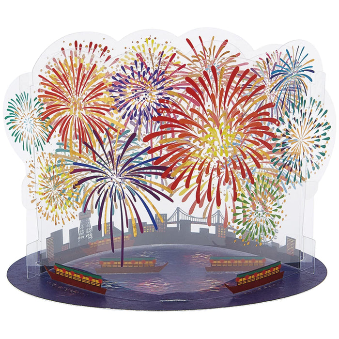 Sanrio Message Card Summer Fireworks Greeting Card - Japan - Overseas Shipping Available- Japan Figure Store - #1 Bring To You The Best Japanese Goods