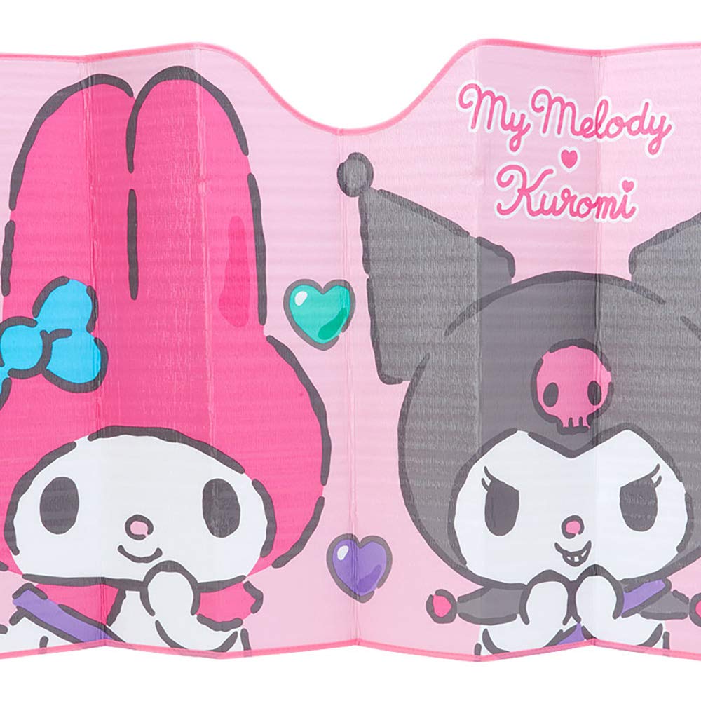 SANRIO Car Sunshade My Melody & Kuromi- Japan Figure Store - #1 Bring To You The Best Japanese Goods