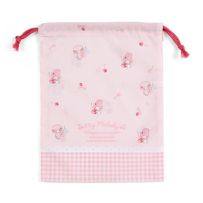 Sanrio My Melody Drawstring Bag Japan M 255092- Japan Figure Store - #1 Bring To You The Best Japanese Goods