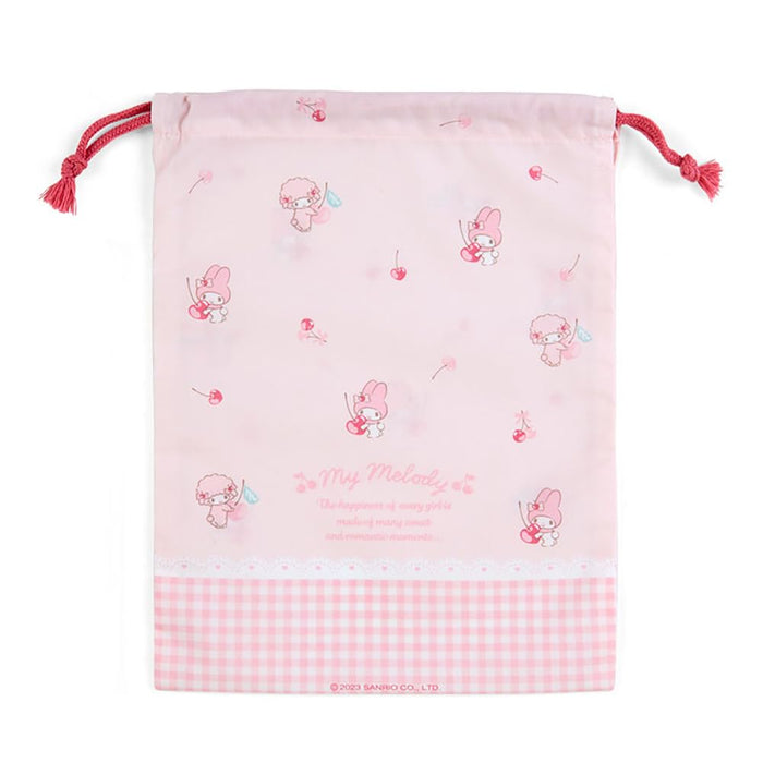 Sanrio My Melody Drawstring Bag Japan M 255092- Japan Figure Store - #1 Bring To You The Best Japanese Goods