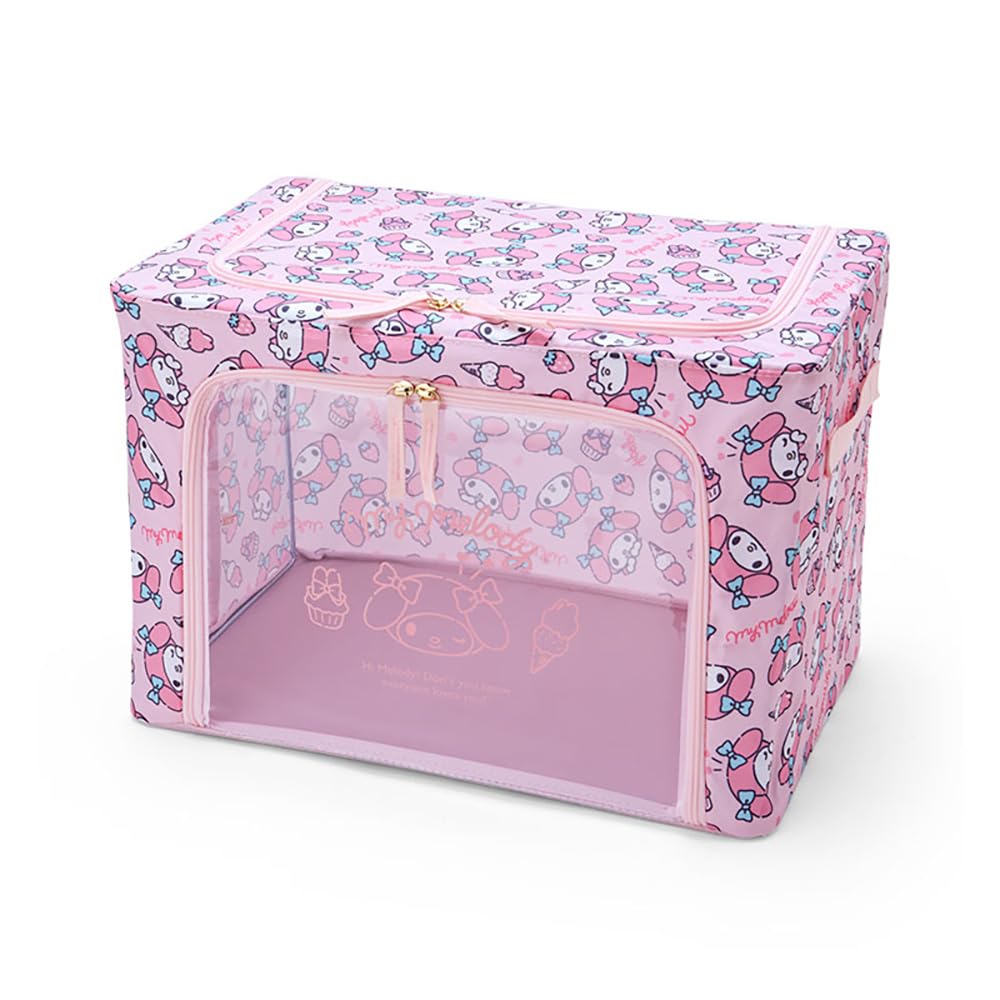 Sanrio My Melody Folding Storage Case W/ Window - Japan 313980- Japan Figure Store - #1 Bring To You The Best Japanese Goods