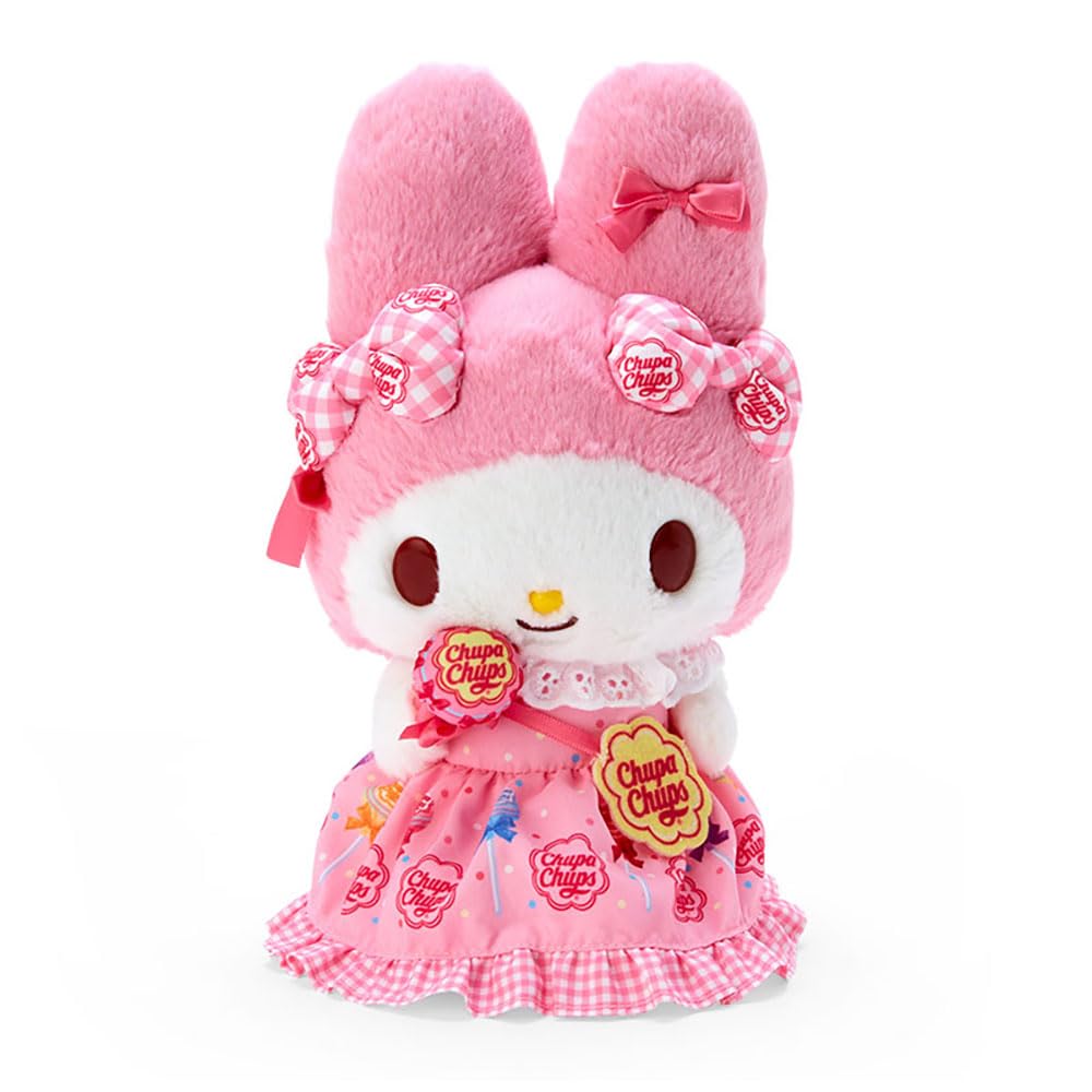 Sanrio My Melody Plush Toy Chupa Chups Vol. 2 Collaboration 24x15.5x14 Cm 040193- Japan Figure Store - #1 Bring To You The Best Japanese Goods