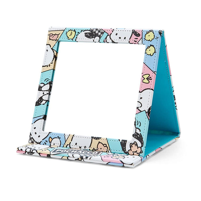 Sanrio Pochacco Checked Design Mirror Compact and Elegant - 875465- Japan Figure Store - #1 Bring To You The Best Japanese Goods