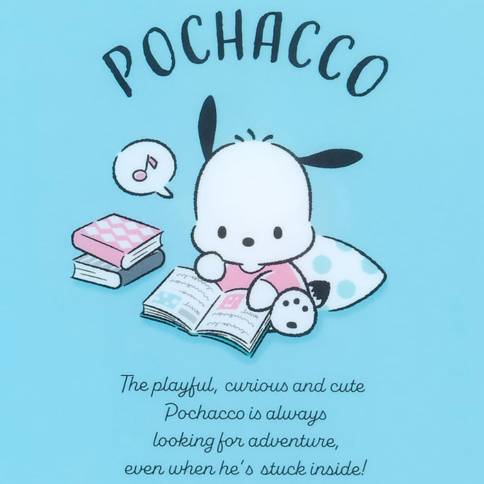 Sanrio Pochacco 6 Pocket Clear File Japan 549801 | Zippered- Japan Figure Store - #1 Bring To You The Best Japanese Goods