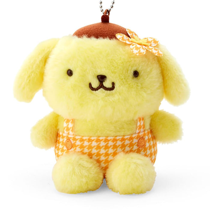 Sanrio Pompompurin Kaohana Mascot Holder 259659- Japan Figure Store - #1 Bring To You The Best Japanese Goods