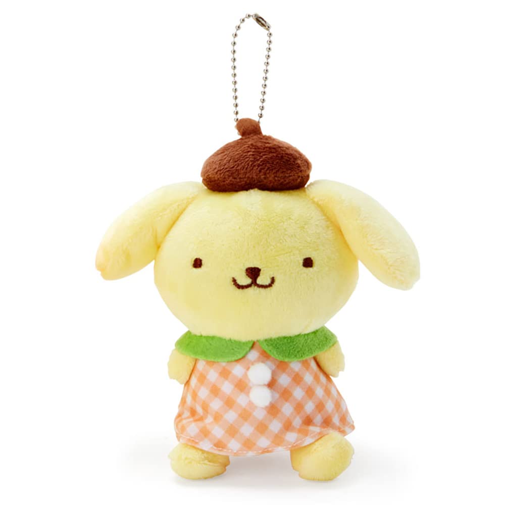 MARUSHIN Sanrio Plush Keychain Mascot Pom Pom Purin Tulip- Japan Figure Store - #1 Bring To You The Best Japanese Goods