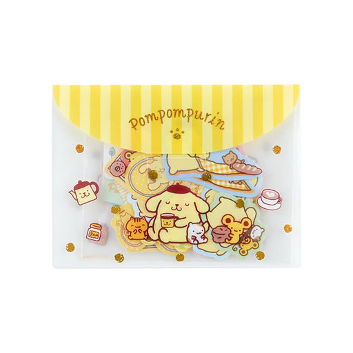 Sanrio Pompompurin Sticker & Case Set Japan 400777- Japan Figure Store - #1 Bring To You The Best Japanese Goods