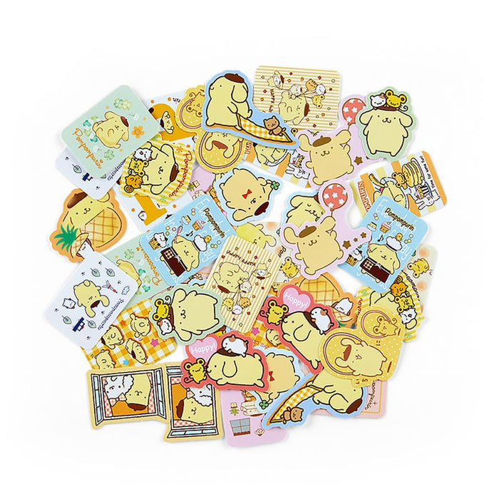 Sanrio Pompompurin Sticker & Case Set Japan 400777- Japan Figure Store - #1 Bring To You The Best Japanese Goods