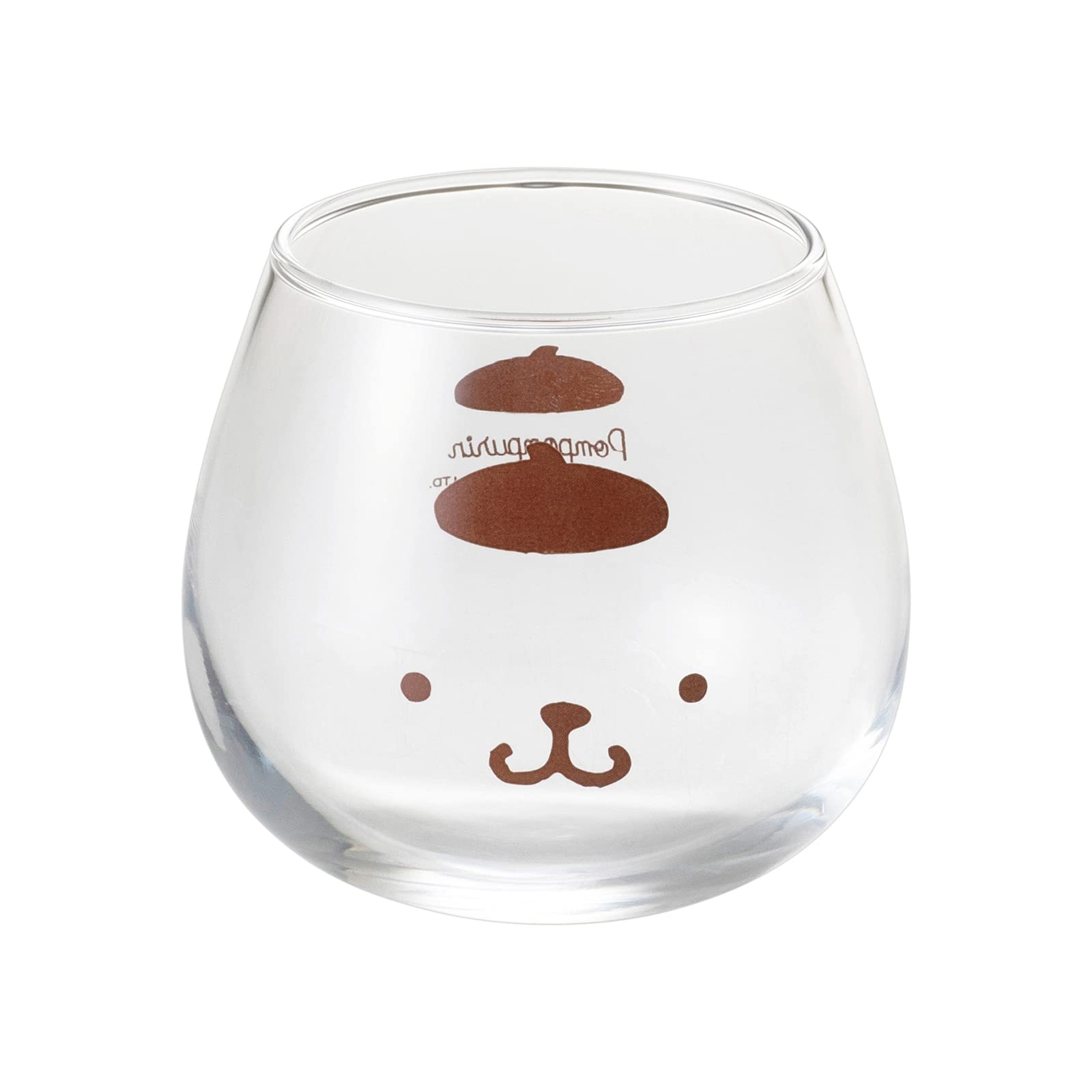 Kanesho Sanrio Pom Pom Purin Yurayura Tumbler Face Glass Cup 320ml Japanese Cute Mugs- Japan Figure Store - #1 Bring To You The Best Japanese Goods