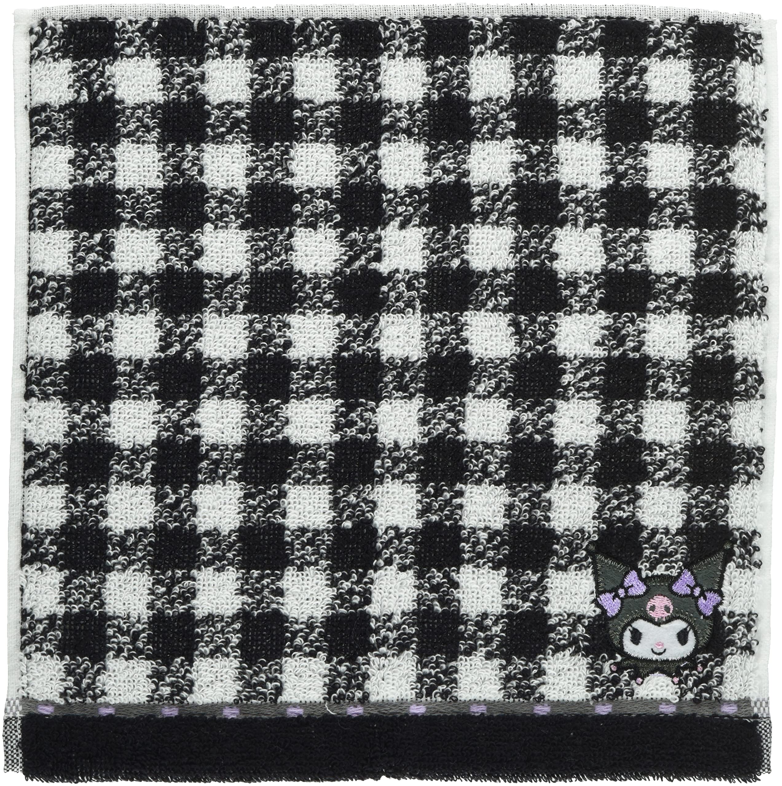 SANRIO Petit Towel Kuromi Gingham- Japan Figure Store - #1 Bring To You The Best Japanese Goods