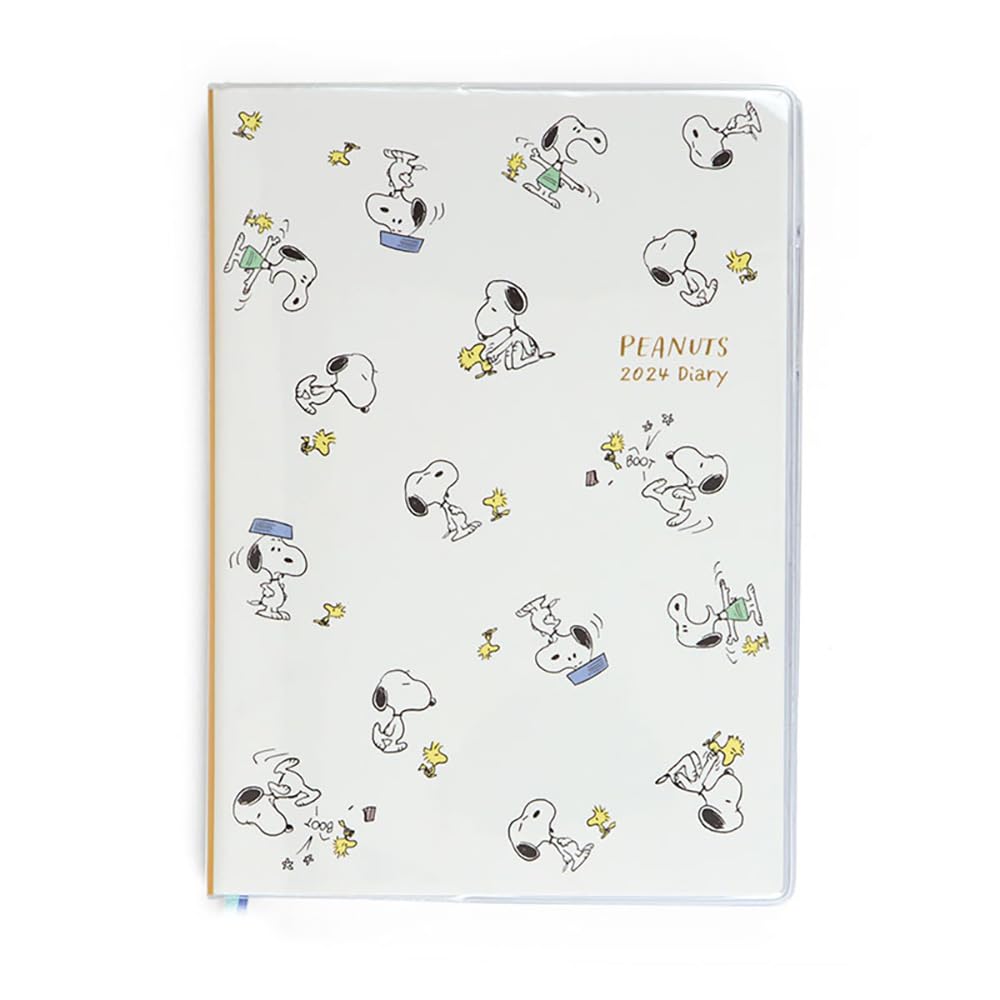 Sanrio Snoopy Horizontal Ruled Diary 2024 Japan 704164- Japan Figure Store - #1 Bring To You The Best Japanese Goods