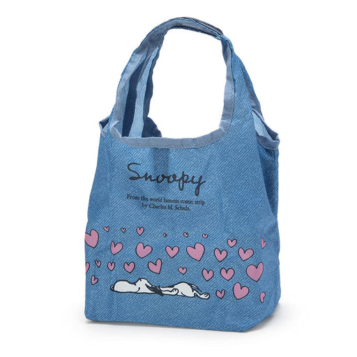 Sanrio Snoopy Heart Mini Eco Bag Model 875791- Japan Figure Store - #1 Bring To You The Best Japanese Goods