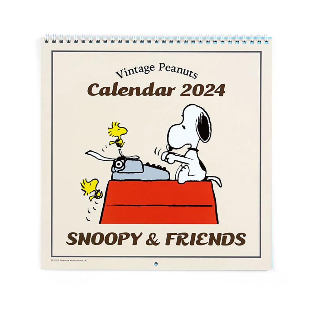 Sanrio Snoopy Wall Calendar 2024 - Made In Japan (701777)- Japan Figure Store - #1 Bring To You The Best Japanese Goods