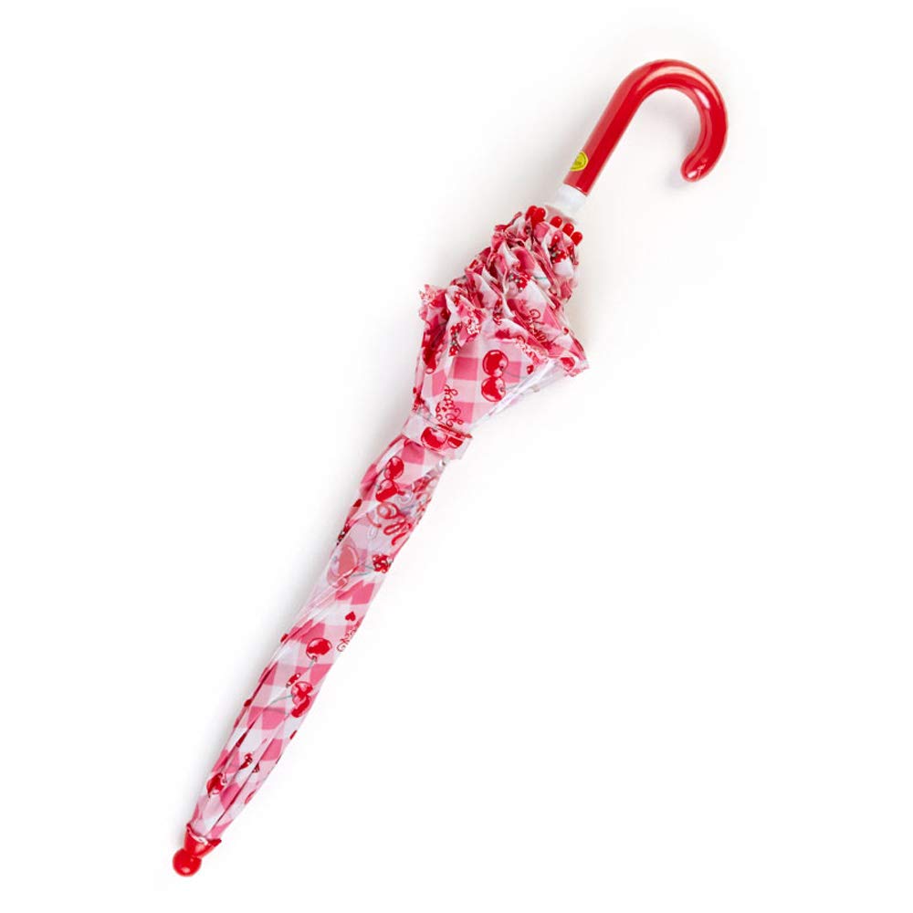 Sanrio Umbrella 55cm Red Hello Kitty 2-Frame Transparent Window 258954- Japan Figure Store - #1 Bring To You The Best Japanese Goods