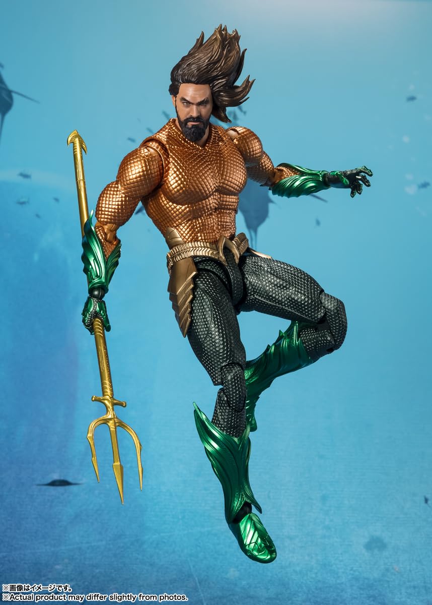 Bandai Spirits Sh Figuarts Aquaman 160mm ABS PVC Figure- Japan Figure Store - #1 Bring To You The Best Japanese Goods
