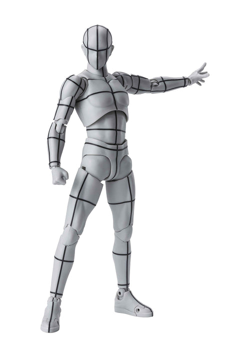 Shfiguarts Body-Kun -Wire Frame- (Gray Color Ver.) Approximately 150Mm Pvc Abs Pre-Painted Movable Figure- Japan Figure Store - #1 Bring To You The Best Japanese Goods