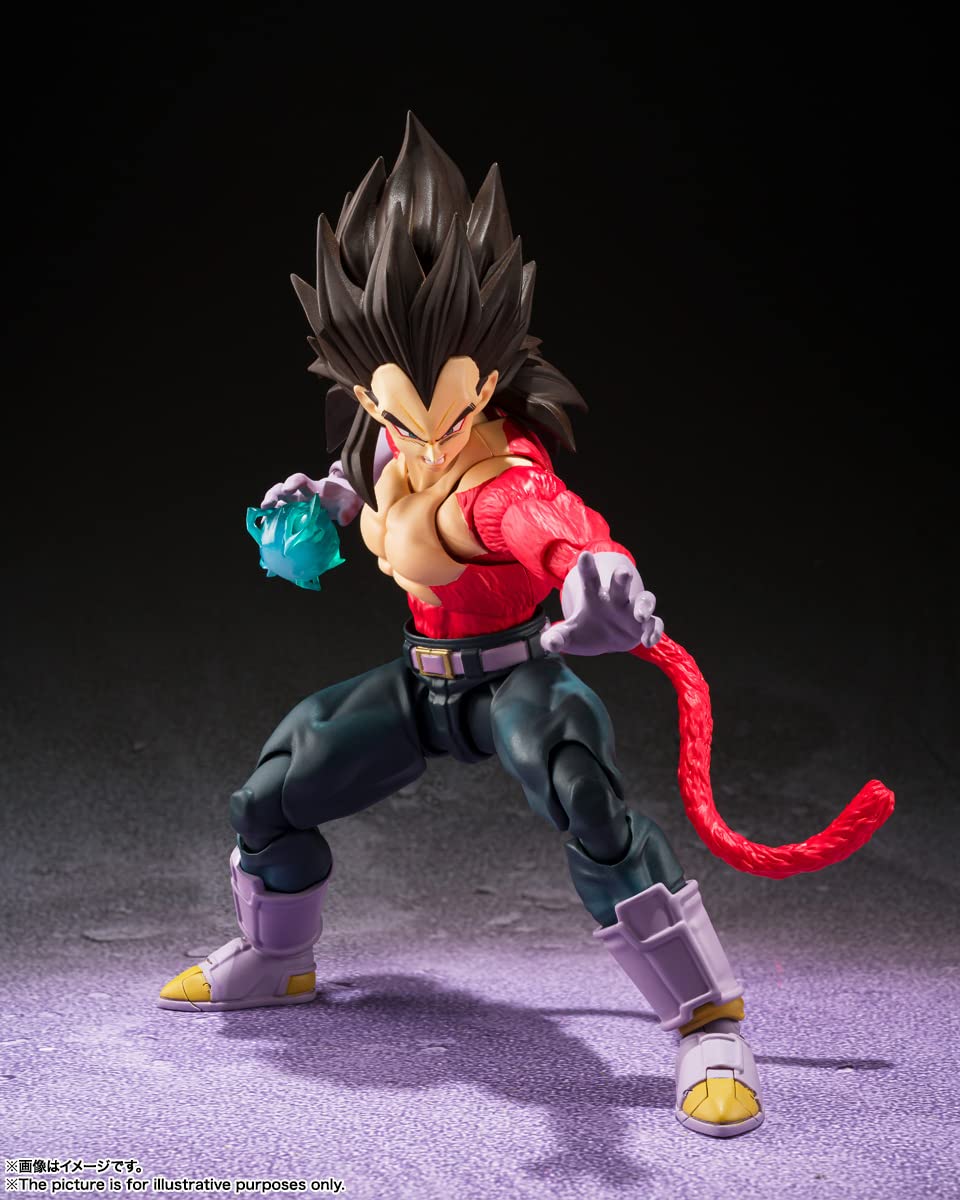 Bandai Spirits Sh Figuarts Dragon Ball GT Super Saiyan 4 Vegeta BAS63911 130mm Movable Figure- Japan Figure Store - #1 Bring To You The Best Japanese Goods