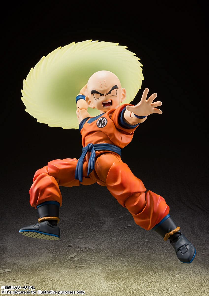 BANDAI S.H. Figuarts Krillin -Strongest Man On Earth- Figure Dragon Ball Z- Japan Figure Store - #1 Bring To You The Best Japanese Goods