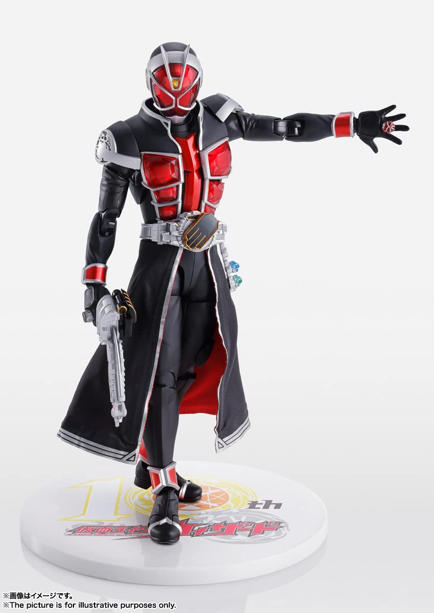 S.H. Figuarts Shinkocchou Seihou Kamen Rider Wizard Flame Style - 10th Anniversary Ver. - 145mm- Japan Figure Store - #1 Bring To You The Best Japanese Goods