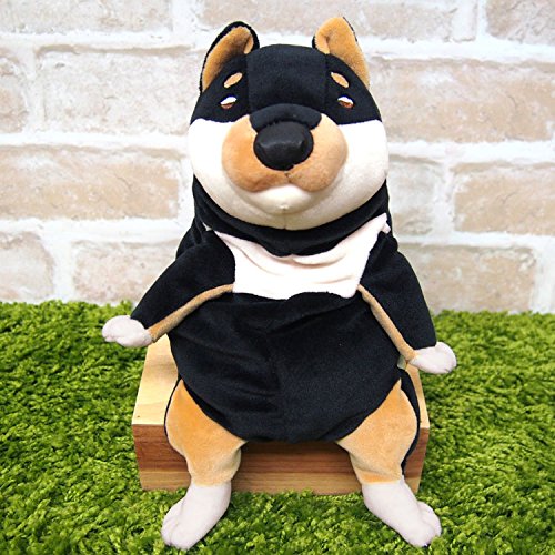 Shinada Global Mochi Dog Plush Kuroshiba M Moin-0230B- Japan Figure Store - #1 Bring To You The Best Japanese Goods