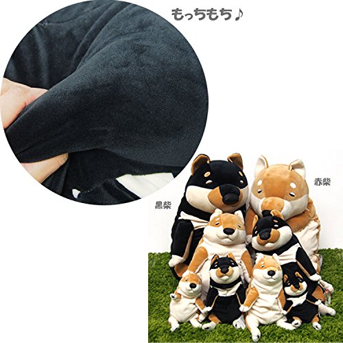 SHINADA Global Plush Doll Mochi Inu Kuro Black Shiba Inu Size S Tjn- Japan Figure Store - #1 Bring To You The Best Japanese Goods